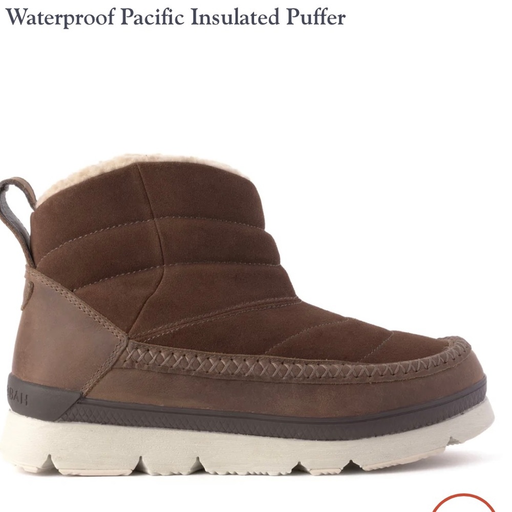 Manitobah waterproof pacific insulated puffer boot brand new in box size 7.5